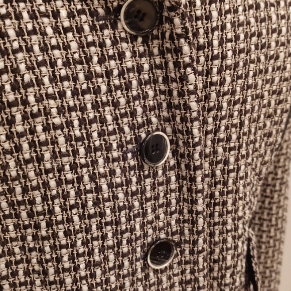 Zenobia Textured Woven Wool Blend Blazer NEW- Sz. 10 - Picture 6 of 13